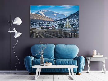 Wandbild | Arktische Kathedrale in Tromsø