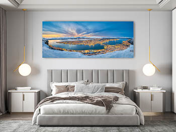 Wall Art | Winter panorama of Tromsø