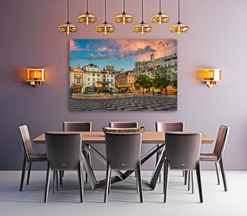 Wall Art | Rossio square in Lisbon