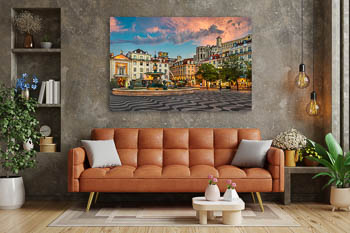 Wall Art | Rossio square in Lisbon