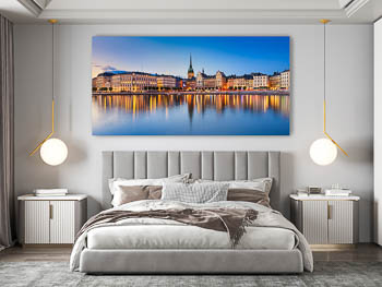 Wall Art | Gamla Stan in Stockholm at night