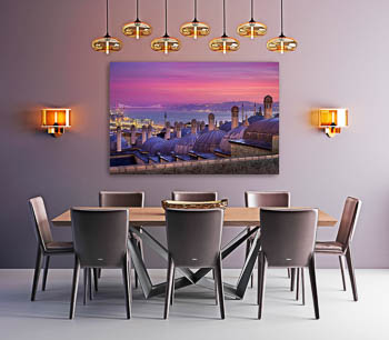 Wall Art | Sunrise above Instanbul