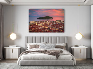 Wall Art | Old town of Dubrovnik at sunset