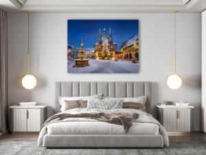 Wall Art | Town Hall of Wernigerode during winter